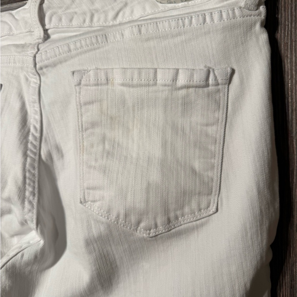 Nine West Womens 8 Cream White Skinny Ankle Jeans CBK Style - Picture 6 of 8